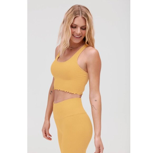 Spiritual Gangster Yellow Leggings Set - Picture 1 of 11